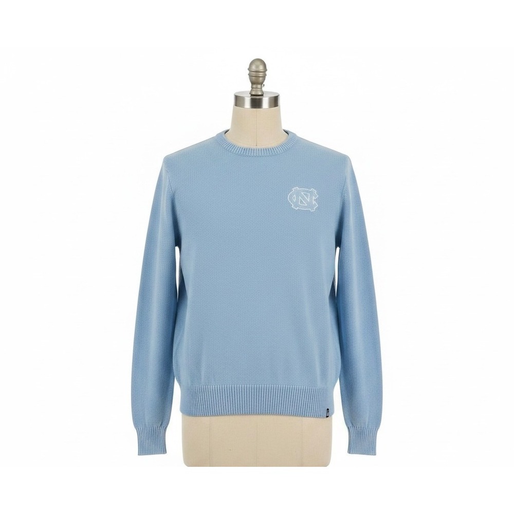 Bruzer UNC North Carolina Tar Heels Cotton Knit Sweater Blue Medium